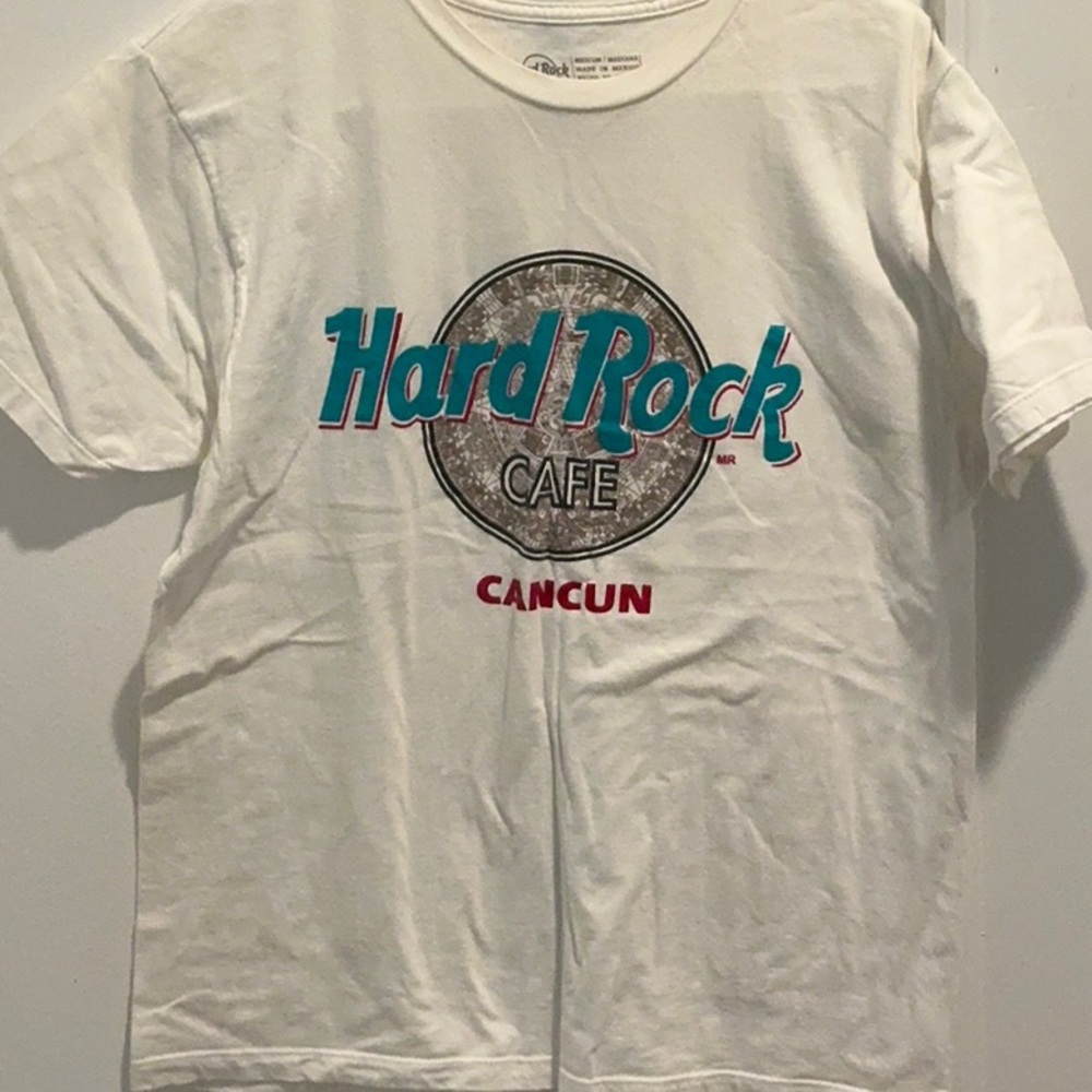 Hard Rock Cafe Cancun White T-Shirt